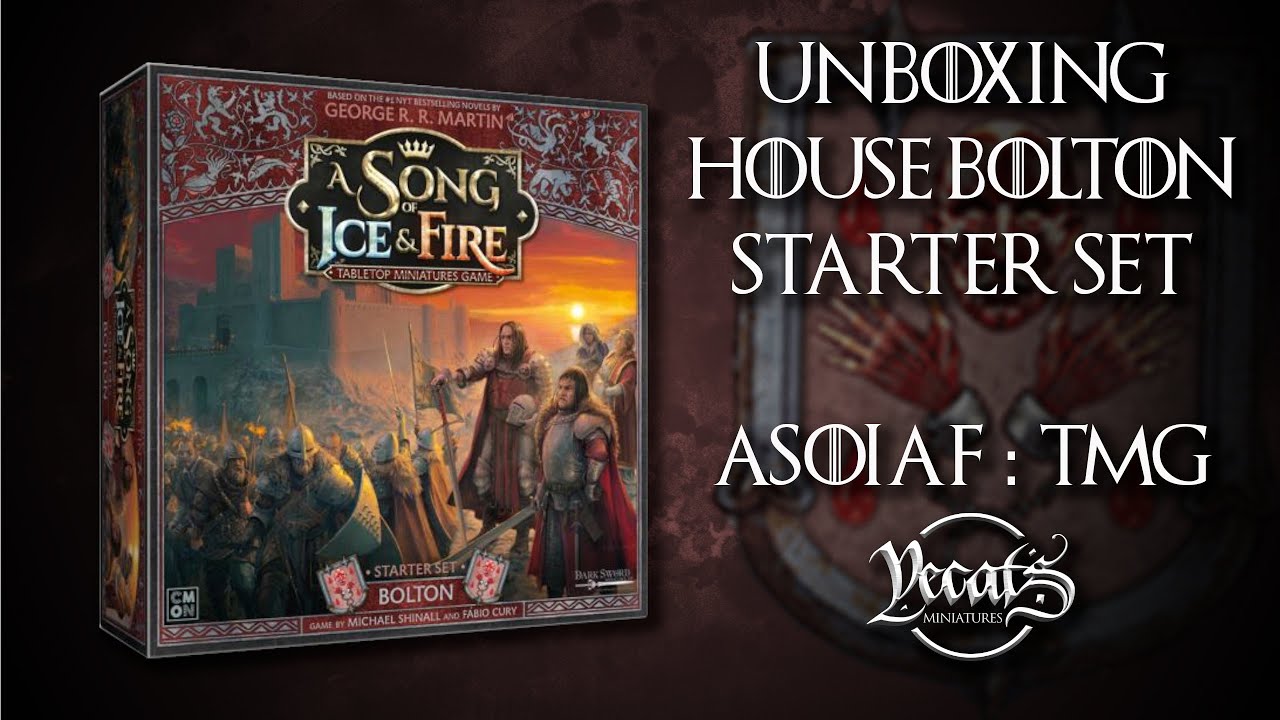 ASOIAF: TMG Unboxing - House Bolton Starter Set