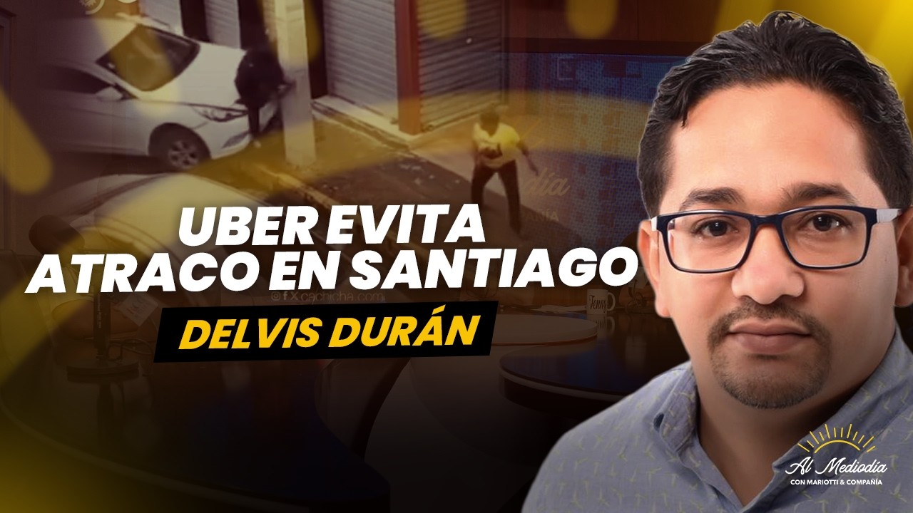 Chofer evita asalto al chocar atracadores & ¿Qué está pasando en Santiago? - Delvis Durán
