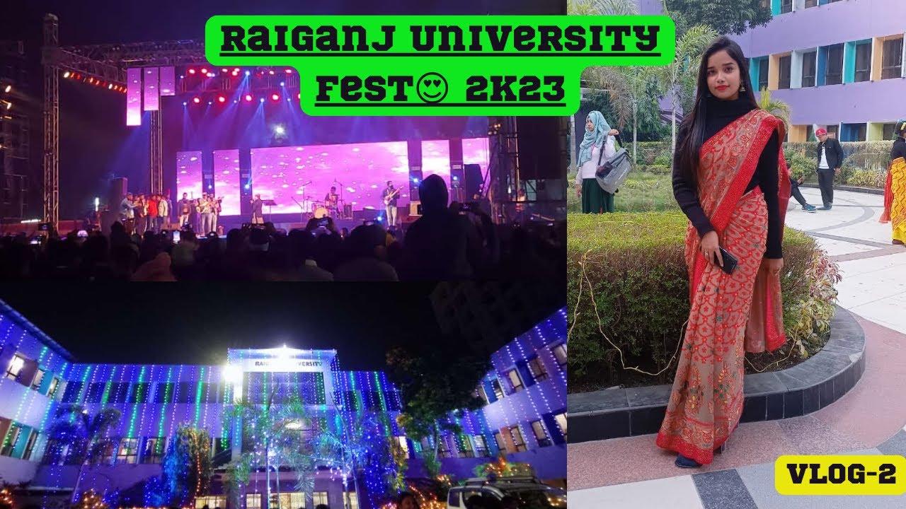 Raiganj University Fest 2k23😍❤  ||  Full Masti  With  Friends || Get Set Groove  #vlog
