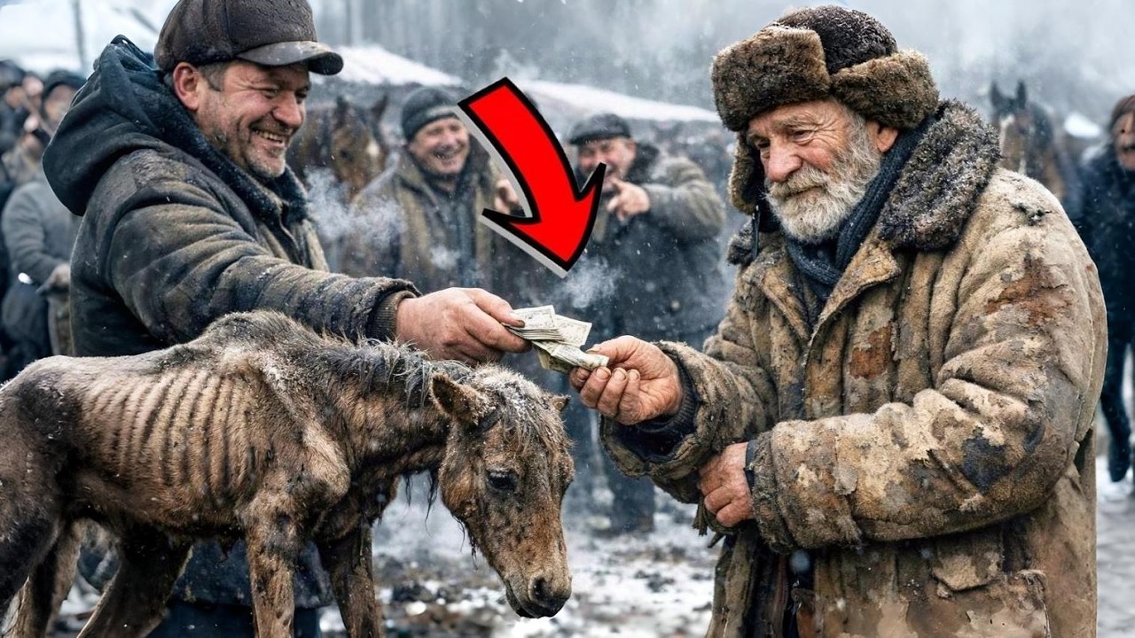 Он КУПИЛ тощего  жеребёнка за копейки. Спустя время случилось НЕВЕРОЯТНОЕ!