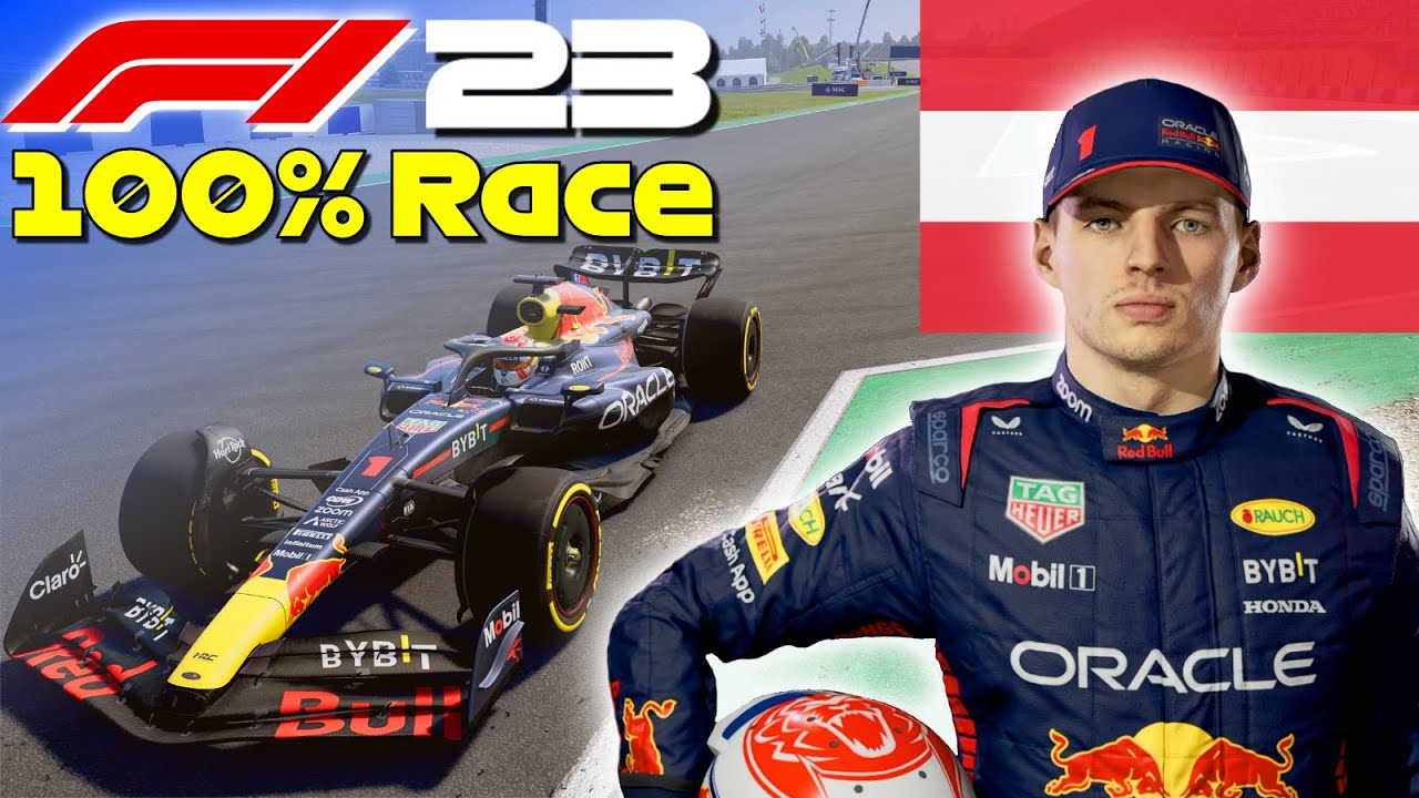 F1 23 - 100% Race Austria w/ Verstappen | #AustrianGP 🇦🇹