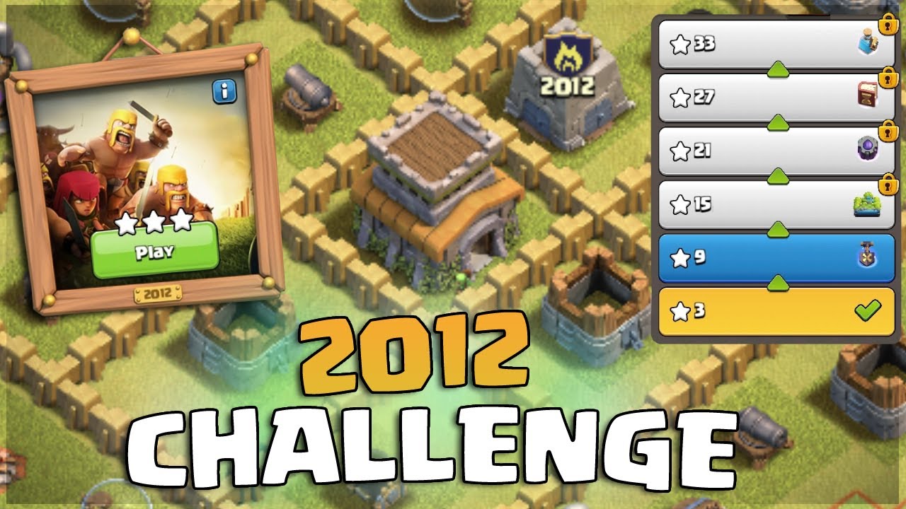 How to 3 Star the 2012 Challenge (Clash of Clans)