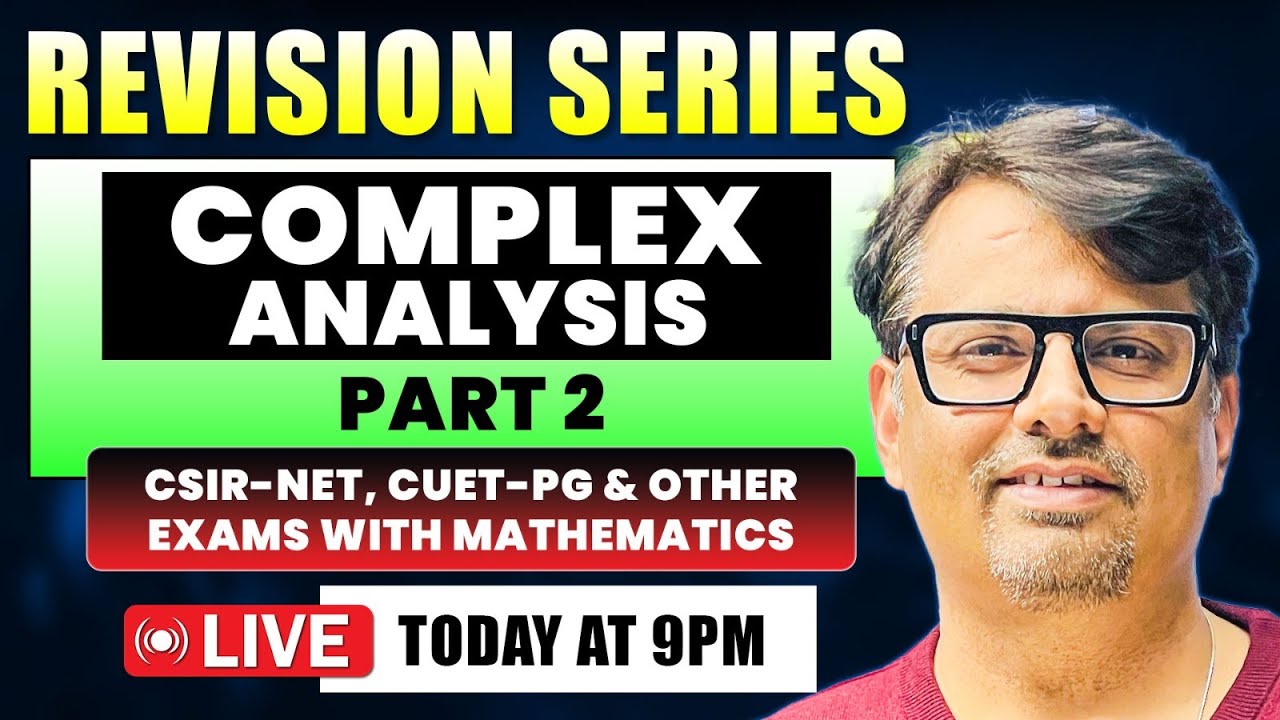 Complex Analysis Part 2 - Full Revision of ODE for CSIR NET & CUET PG | By GP Sir