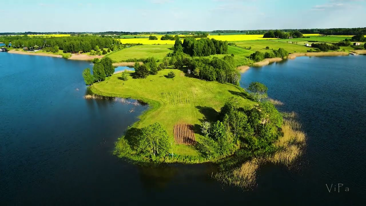 Bubių tvenkinio pakrantės. I žvilgsnis. The shores of the Bubiai pond. First look. Siauliai. LT (4K)