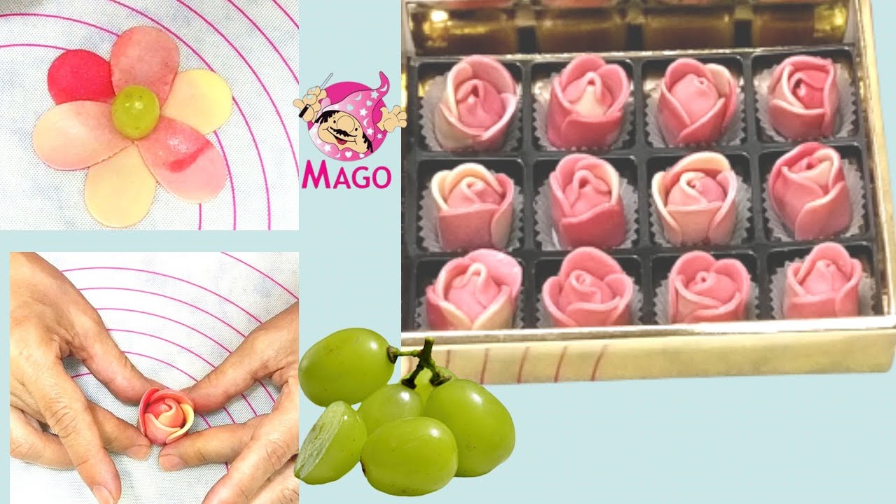 UVA ESCONDIDA NA ROSA! Com pasta de Ninho. Ideia pra o Dia dos Namorados (Aula Mago)