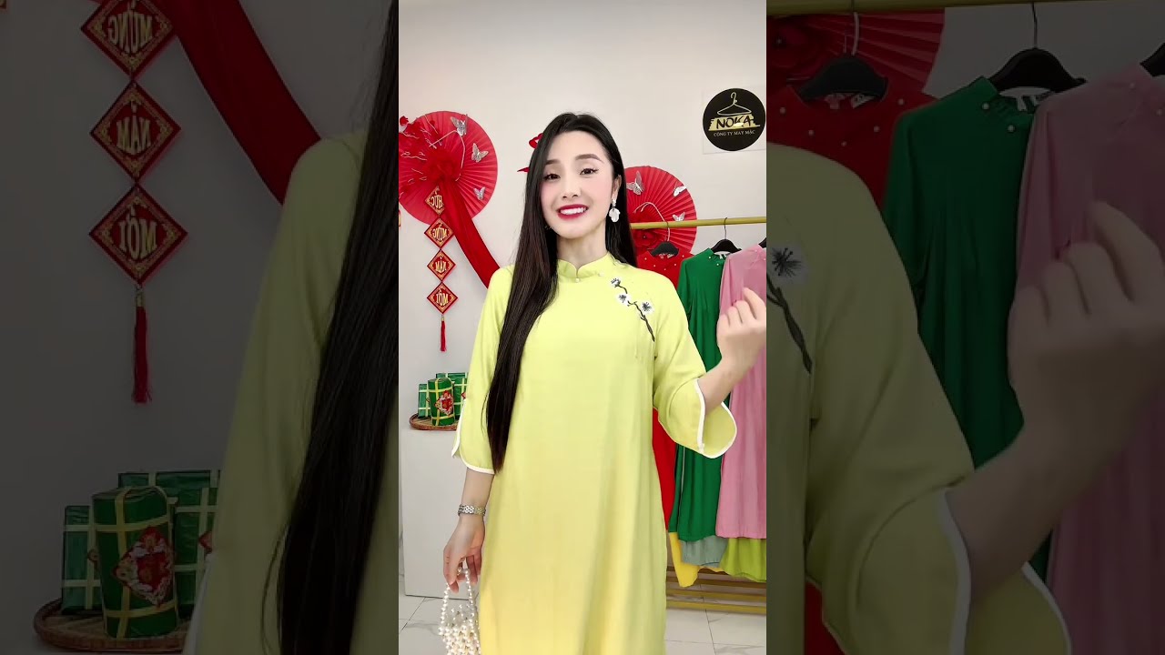 [275K/SET] ÁO DÀI ĐŨI TƠ AD837 NOKA |Đặt hàng ☎️035.272.4567