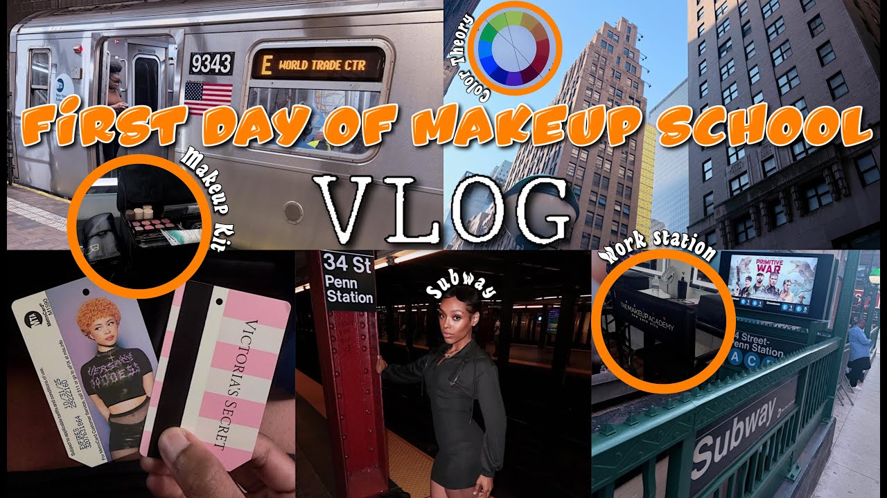 Beginner MUA Chronicles | First Day at Makeup School In NYC