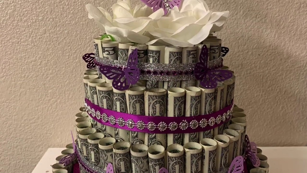 DIY Small money cake