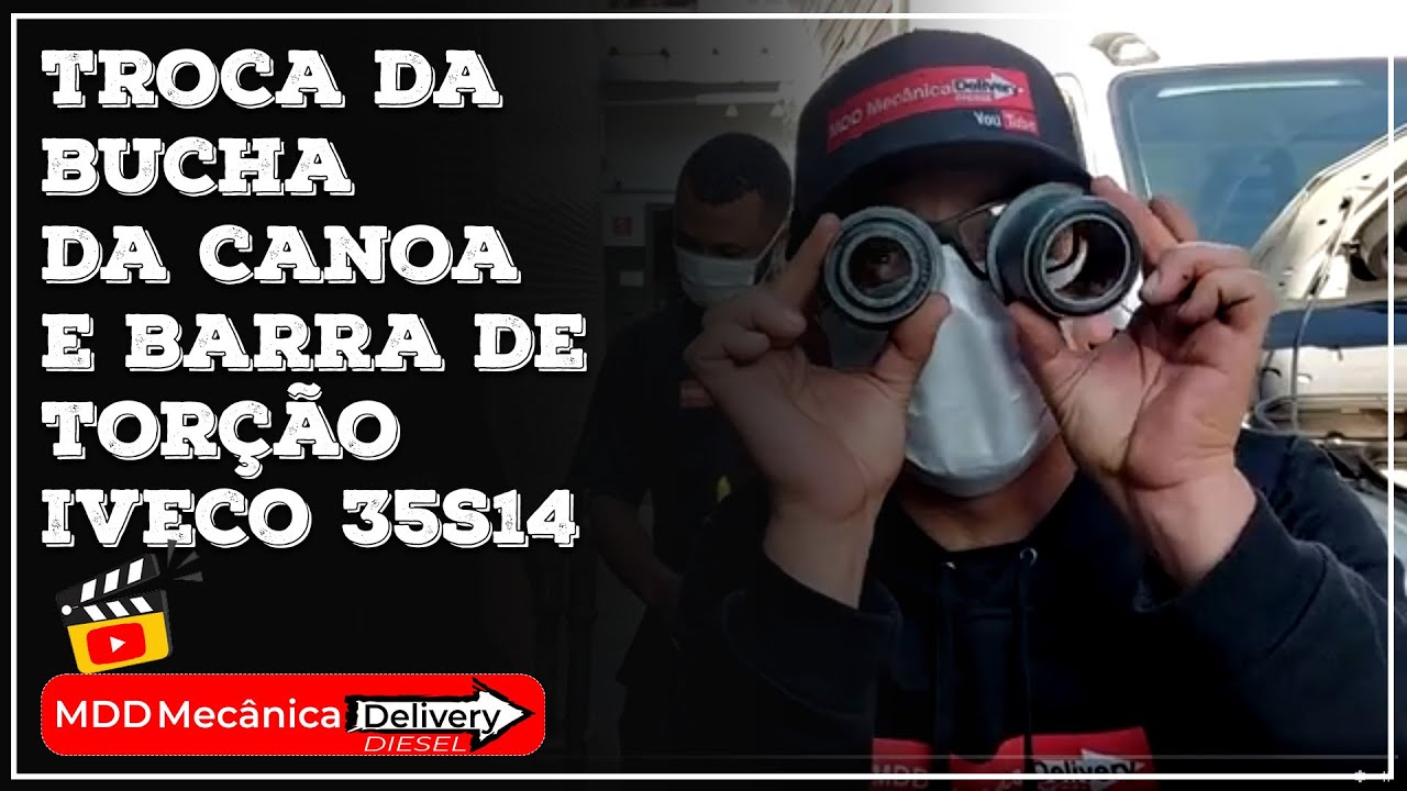 BUCHA DA CANOA E BARRA DE TORÇÃO IVECO 35S14 RETIFICA PARA TIRAR A FOLGA DEVIDO DESGASTE DA PONTA