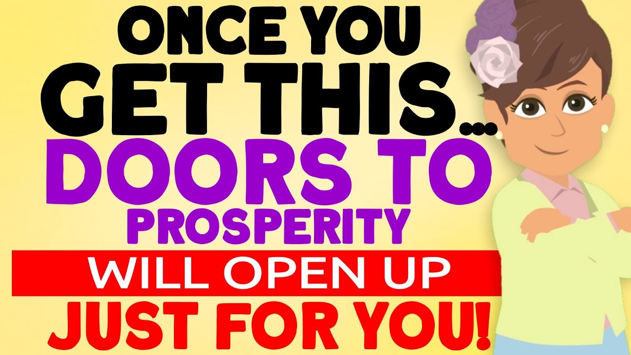 ABRAHAM HICKS 💜 Once you get this, Doors to Prosperity will open up for you