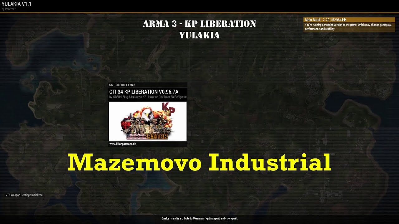 Mazemovo Industrial [Arma 3] [KP Liberation] [Solo]