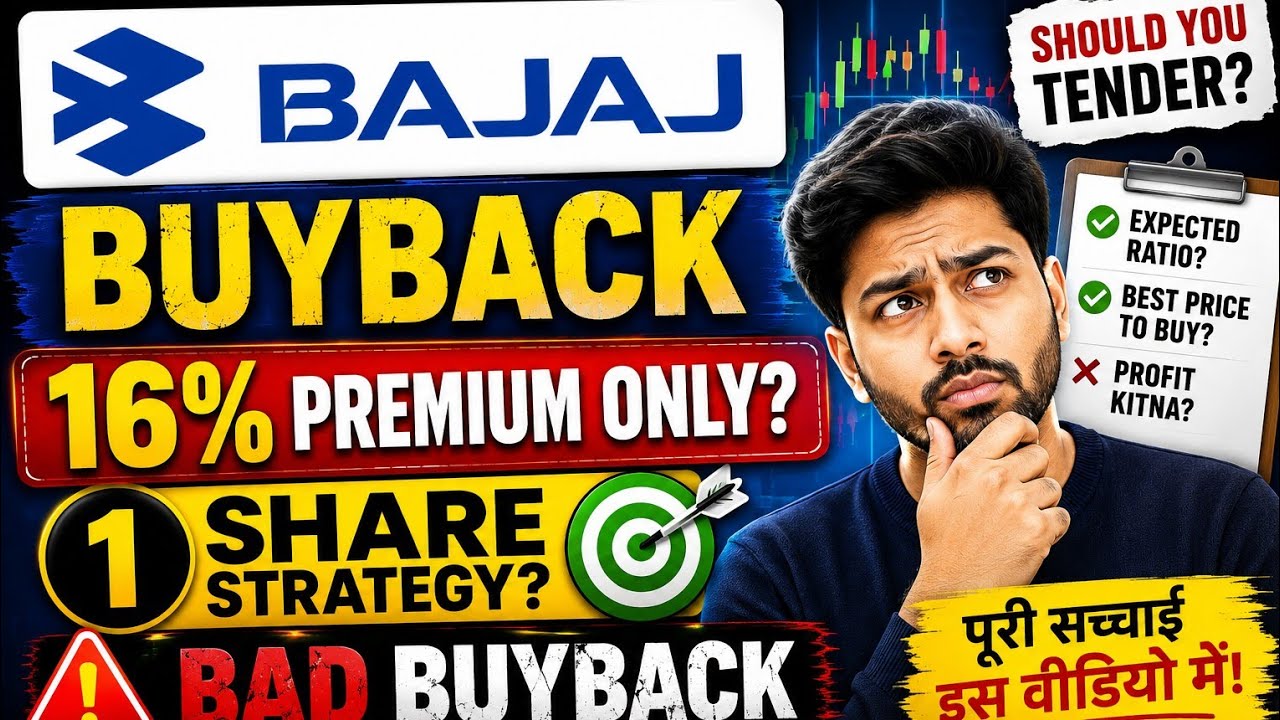 Bajaj Auto Buyback 2026 EXPLAINED 🚀 Record Date, Ratio, Price & Profit Strategy