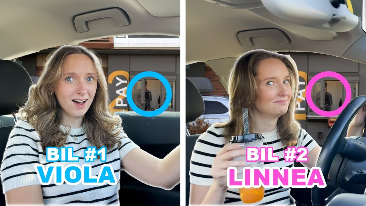 Tvillingprank i Drive-Thru: Vi lurar personalen!