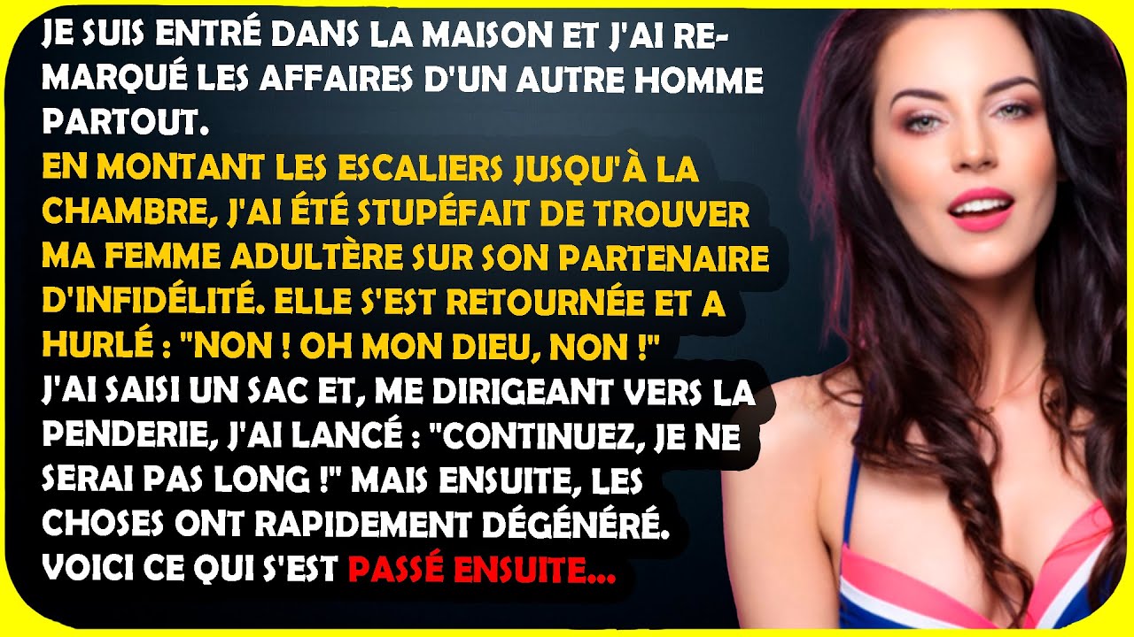 J'ai pris une lourde revanche sur une épouse infidèle et j'ai envoyé son partenaire d'adultère en...