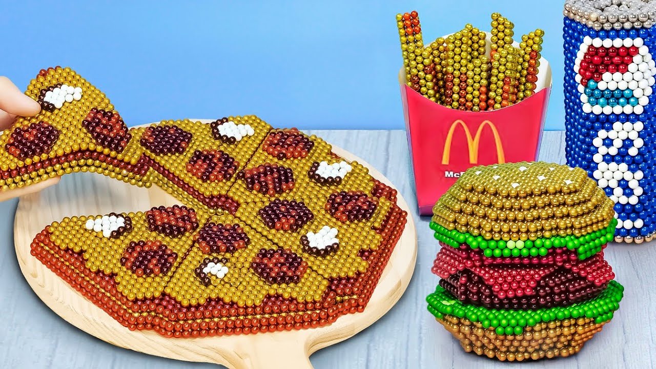 Best of MAGNET COOKING Compilation #2 | DIY Satisfying Magnet Balls - Stop Motion Cooking ASMR
