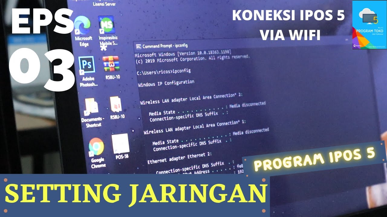 Mengkoneksikan IPOS 5 Antara Dua Lantai Yang Berbeda Via WIFI | Setting Jaringan | Eps. 03