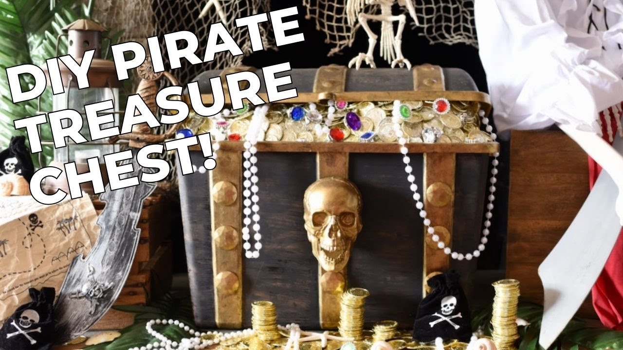 How To Make a STUNNING Pirate Treasure Chest 🏴‍☠️ ☠️