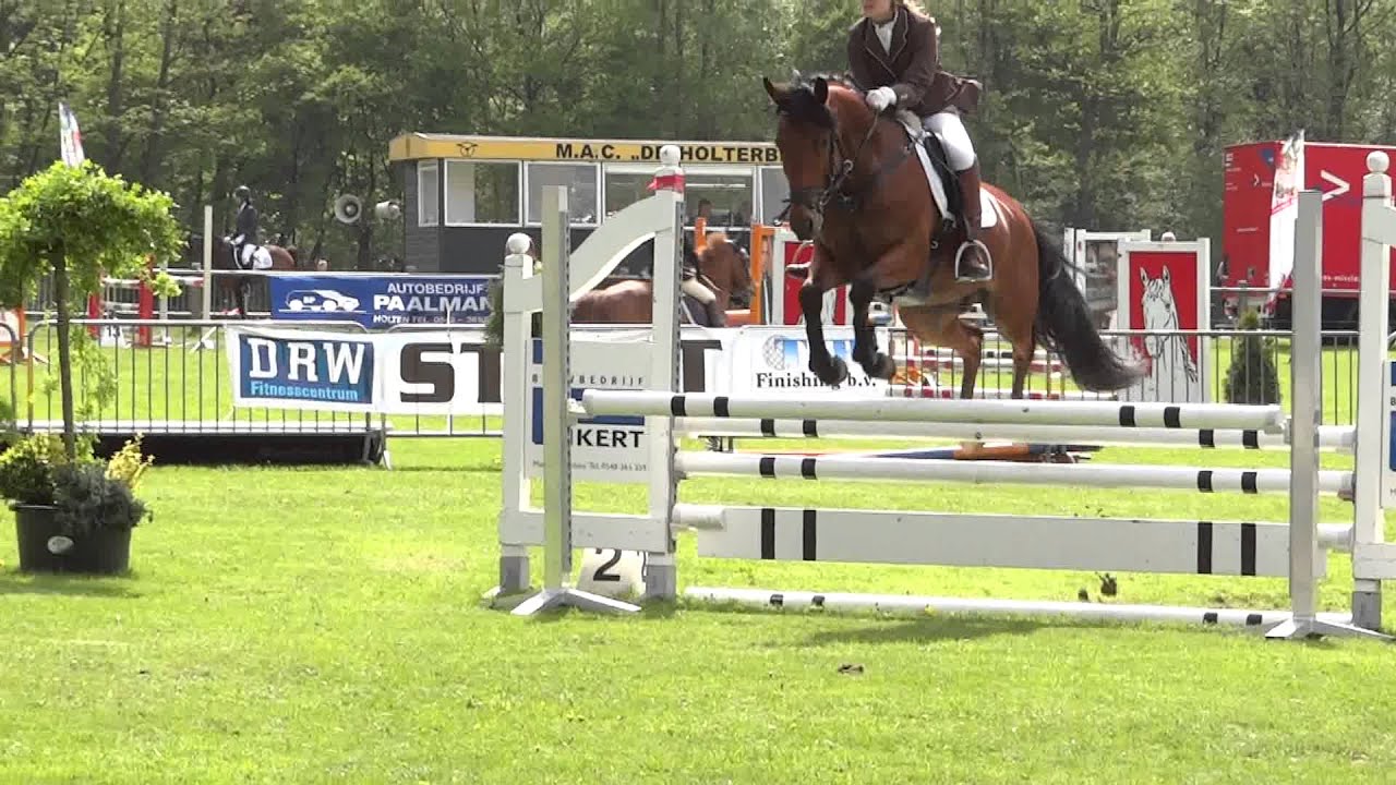 Kayleigh&Veron DL  klassiek springen Holten