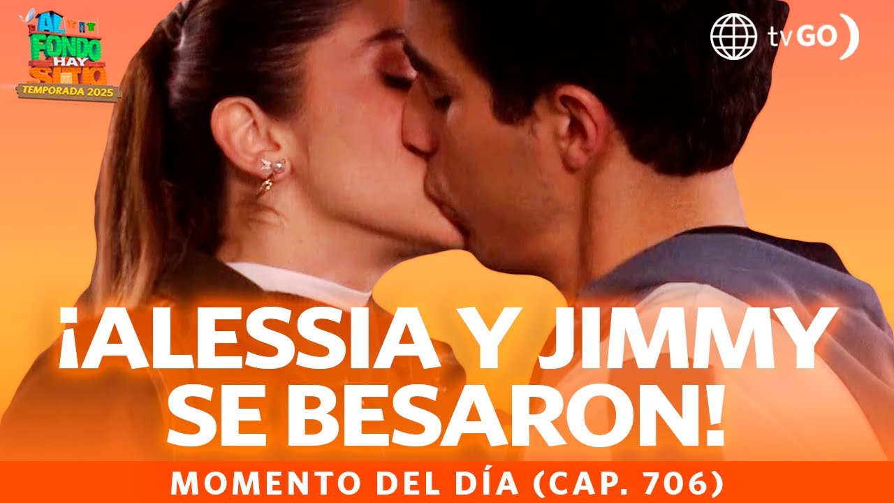 Al Fondo Hay Sitio 12: Jimmy y Alessia se dieron apasionado beso (Capítulo n°706)