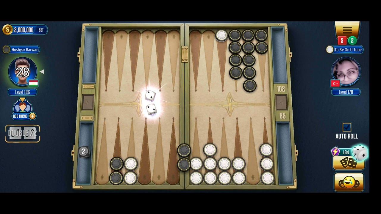 backgammon legends, you decide, fair dice!?