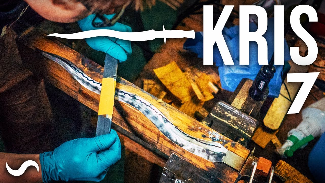 KRIS BLADE DAMASCUS DAGGER!!! Part 7