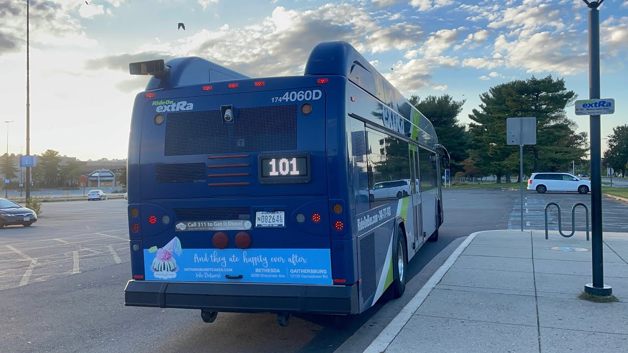 Montgomery County Transit Ride On Action at Lakeforest Transit Center #6
