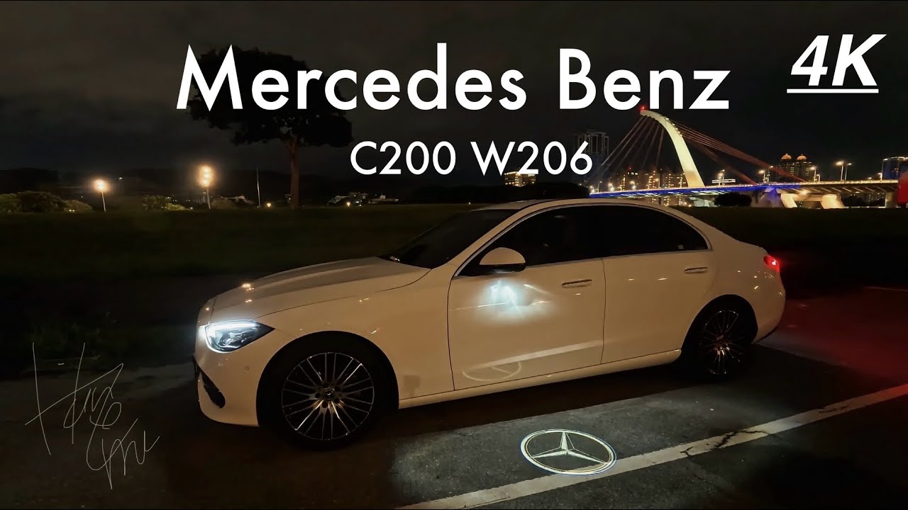ELEGANT NIGHT｜MERCEDES BENZ C200 W206｜TAIWAN CHINA ASIA｜POV DRIVING RAW ｜4K｜STREETVIEW｜ACEPRO｜沈浸式｜街景