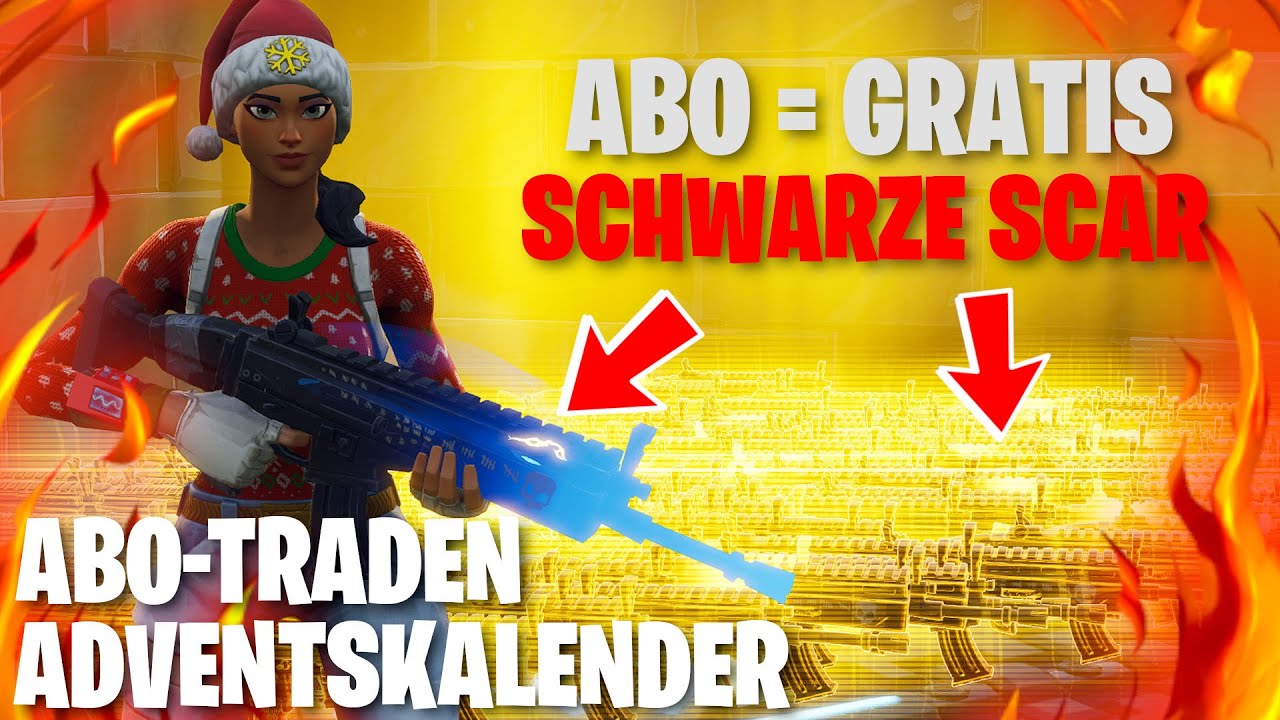 🔴 Wer abonniert, kriegt 144er BLACK SCAR! 🔥 ABOTRADEN 🔥 Fortnite Rette die Welt