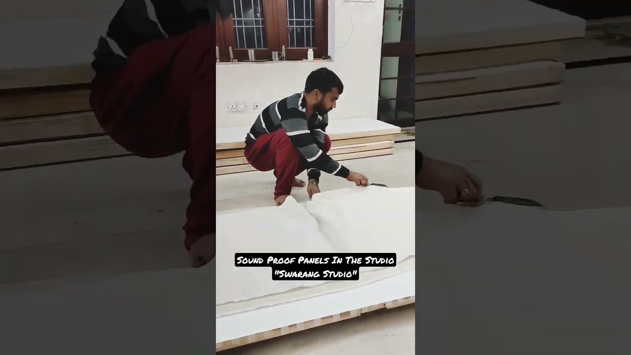 Installation Of Sound Proof Panels. Contact For Your Work. 
