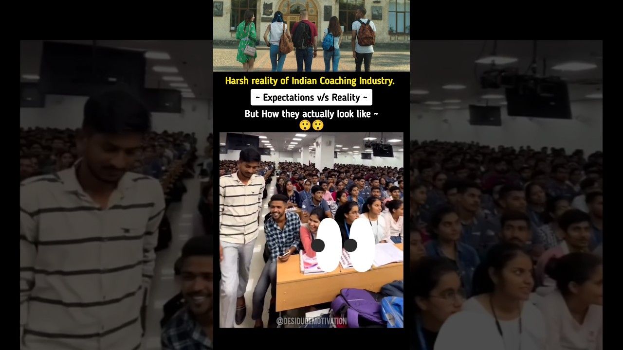 Actual reality of Delhi Coaching Institutes. 😳