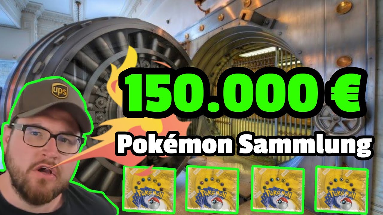 Meine 150.000 € Pokemon Sammlung - Schließfach & Tresor