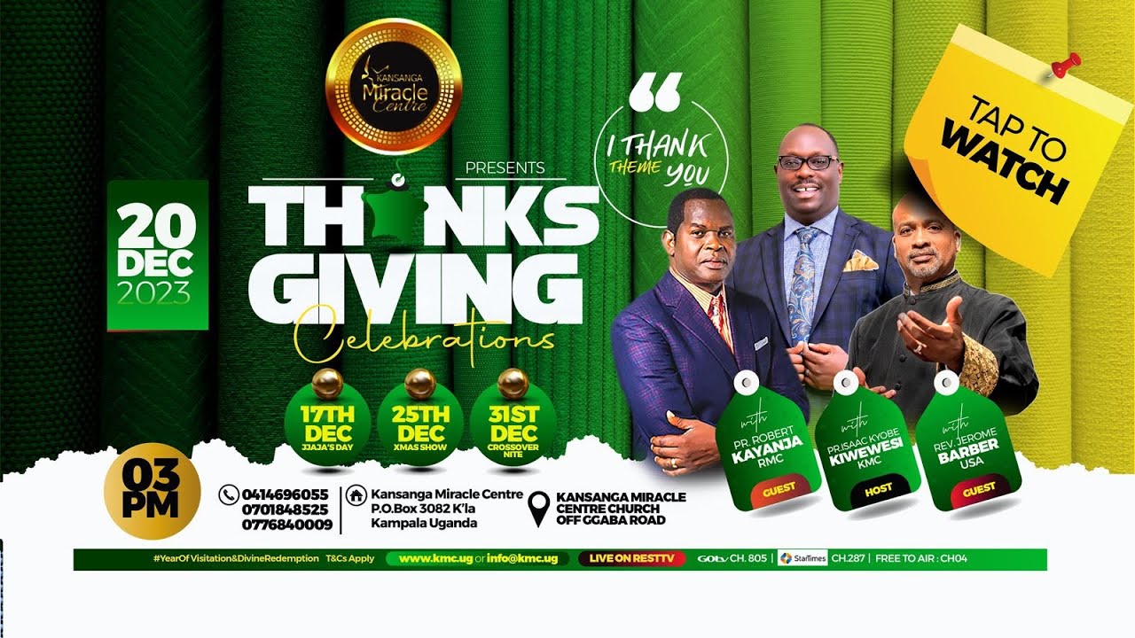 THANKSGIVING CELEBRATIONS ||20TH DEC 2023