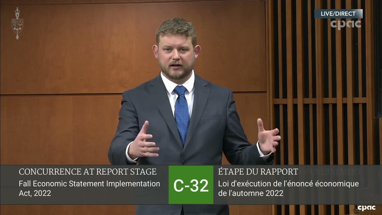 What is in the Liberal Fall Economic Statement Implementation act (C32)? - NDP Daniel Blaikie