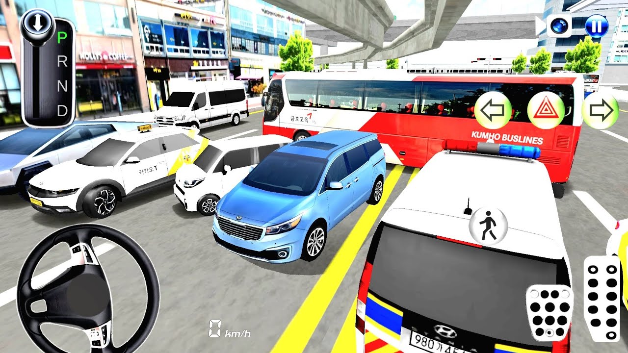 3D Driving Simulator 🚗 Android Gameplay | Free Drive Games 🎮  Realistic Drawing Ring Road Trip 
