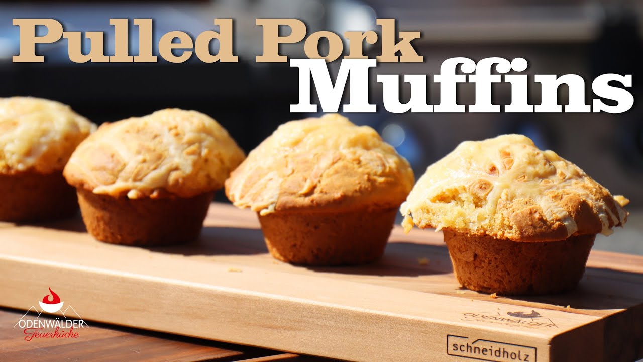Pulled Pork Muffins - Maisbrot in einer anderen Form