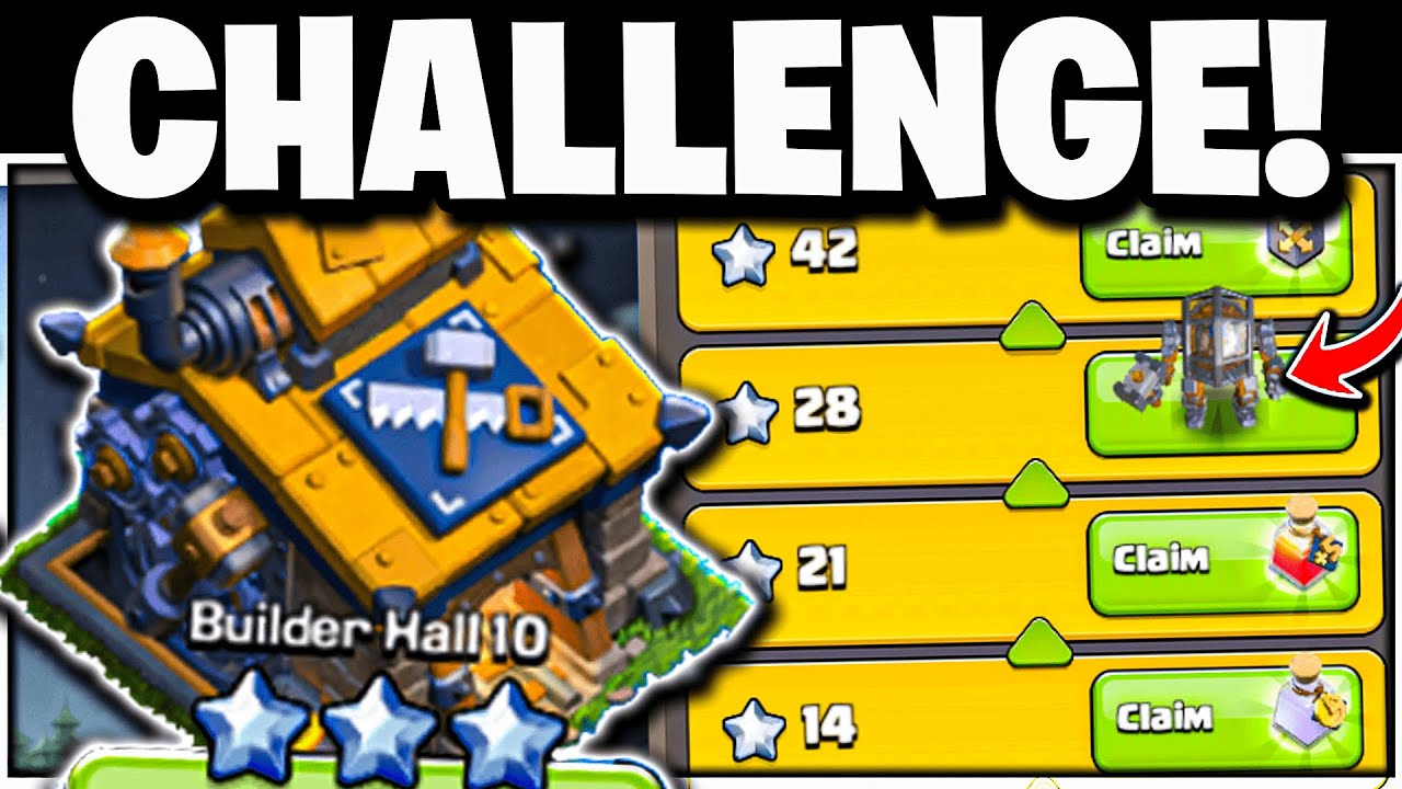 How to Beat EVERY Builder Base Bonanza Challenge! (Clash of Clans)