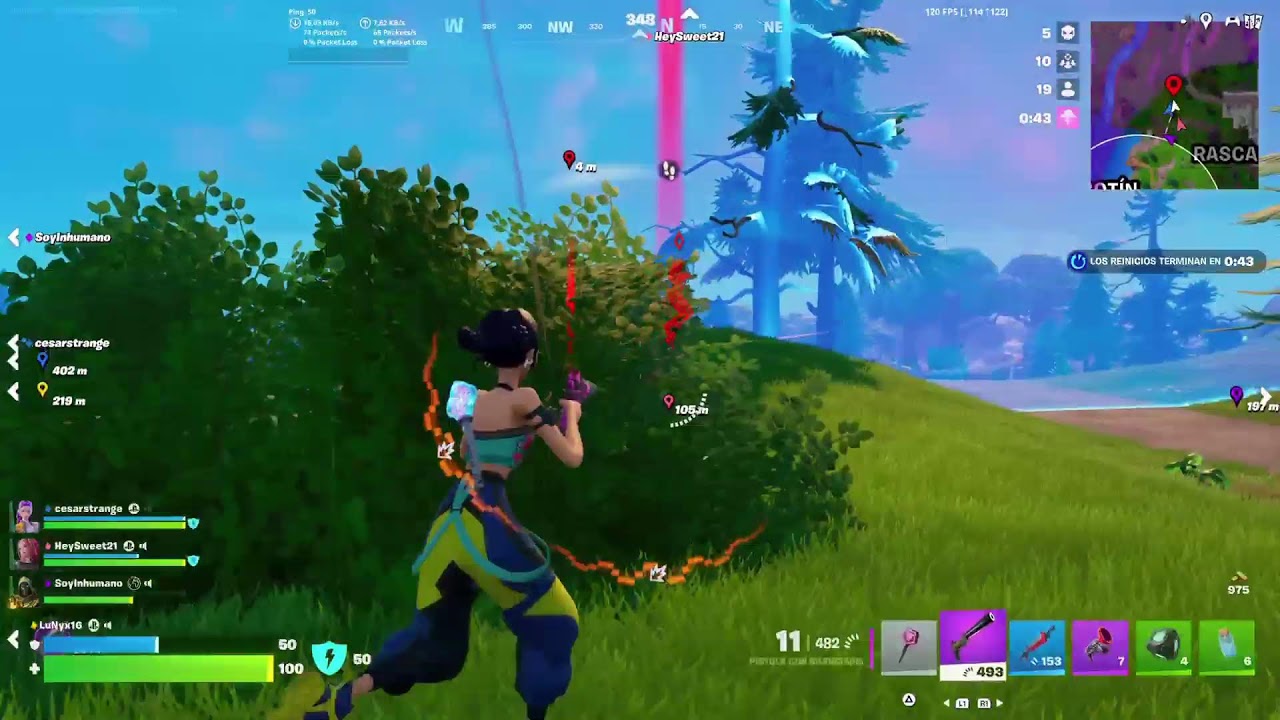 FORTNITE con cesarstrange y sweet