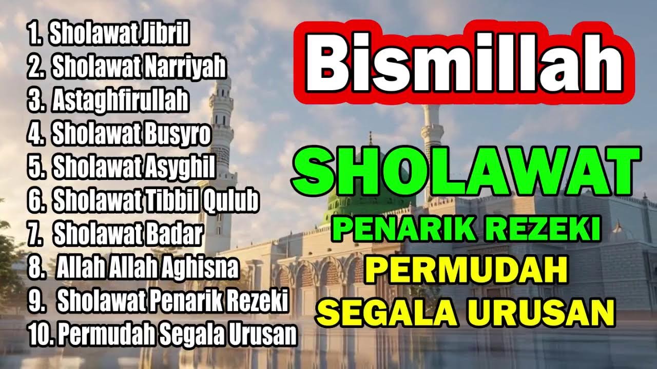 🔴 LIVE SHOLAWAT JIBRIL PENARIK REZEKI | Doa Mustajab Saat Terdesak