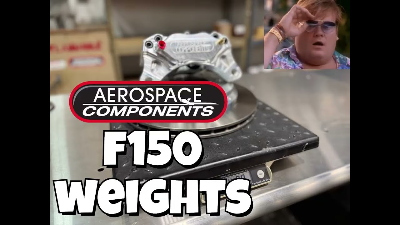 Weights of our F150 brake kits! Whether it&rsquo;s a street or drag set up, ours is the lightest!