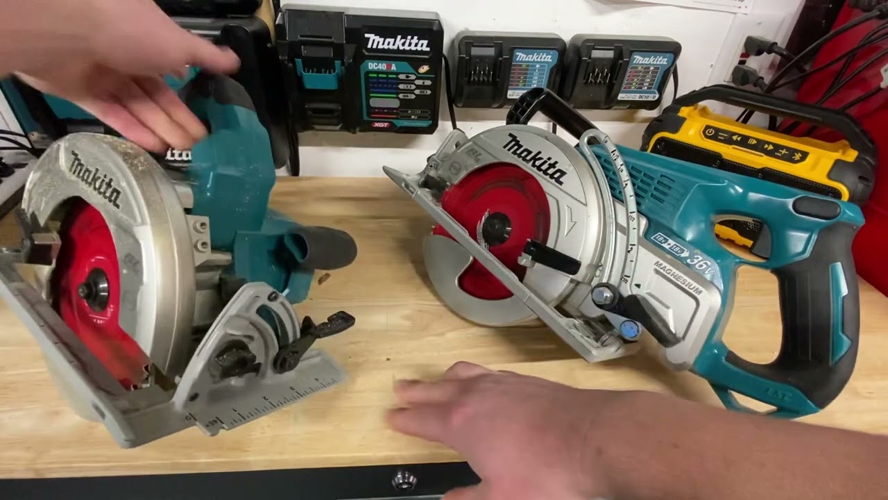 Makita 36v Top Handle VS Rear Handle Circular Saws, which to pick? XSH06 VS XSR01