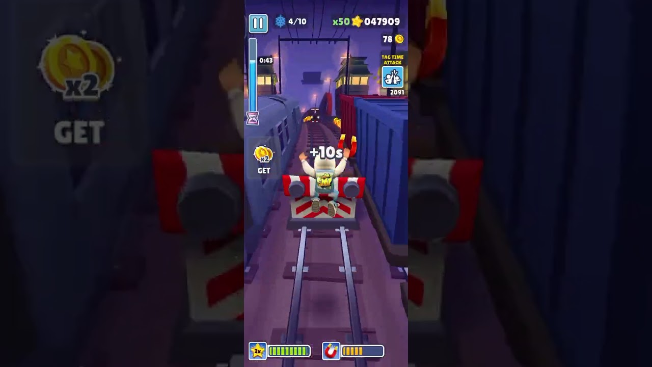 #subwaysurfers#tag Time attack 