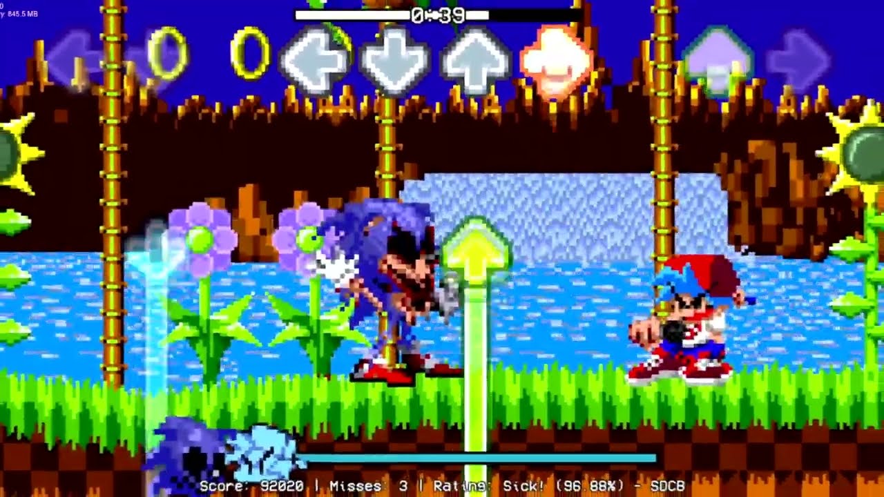 Vs Melthog Fanmade - Burned Sonic song | Friday Night Funkin'