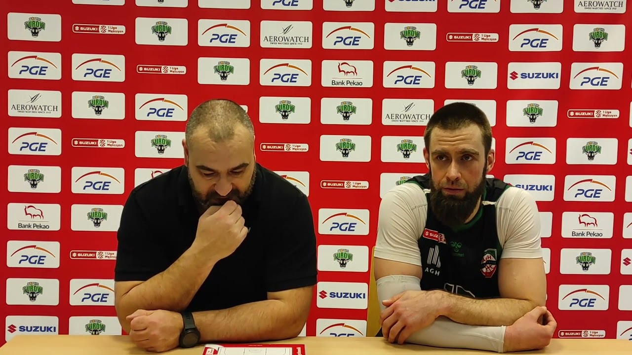 Suzuki 1LM: Konferencja po meczu PGE Turów Zgorzelec vs AZS AGH Kraków 69:78