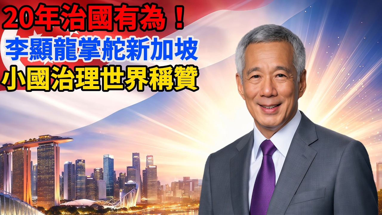 20 年治國有為！李顯龍小國大治，成為新加坡最穩的掌舵人