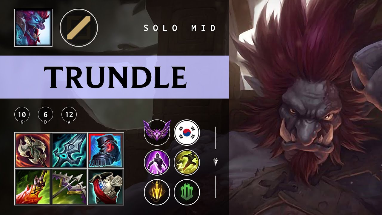 Trundle Mid vs Sylas - KR Master Patch 25.22