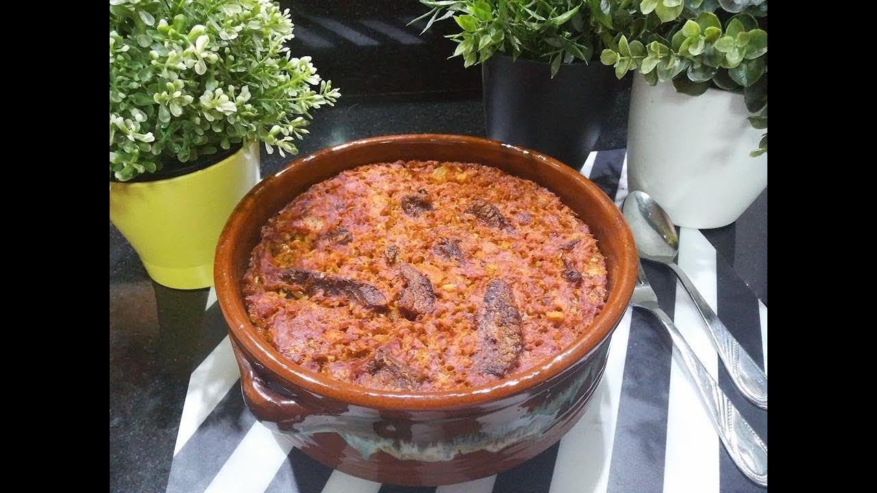 طاجن الفريك باللحمه احلي من البرنس و لا عزاء للدايت