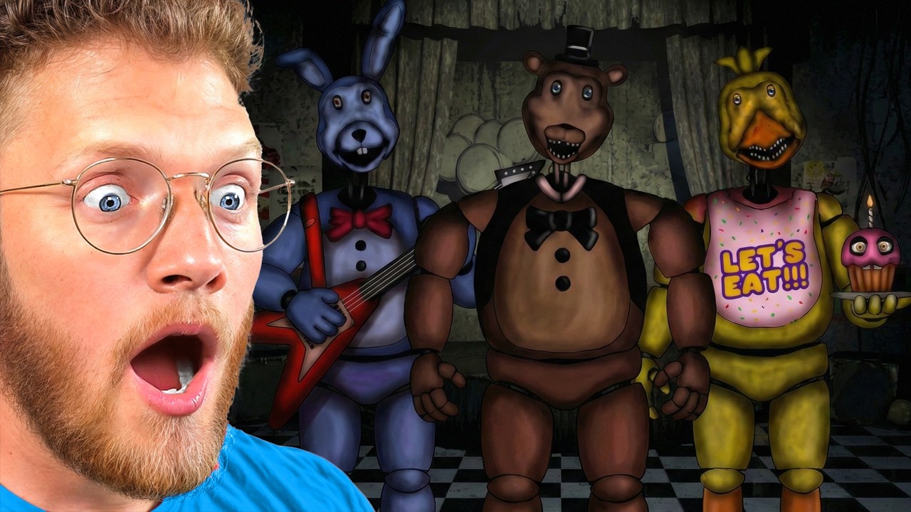 Reacting to CURSED FNAF Analog Horror Tapes!