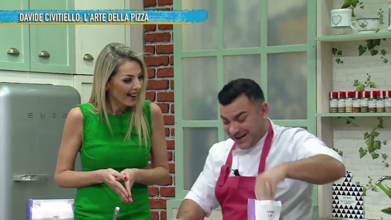 Pizza Scarulella di Davide Civitiello a Studio mattina