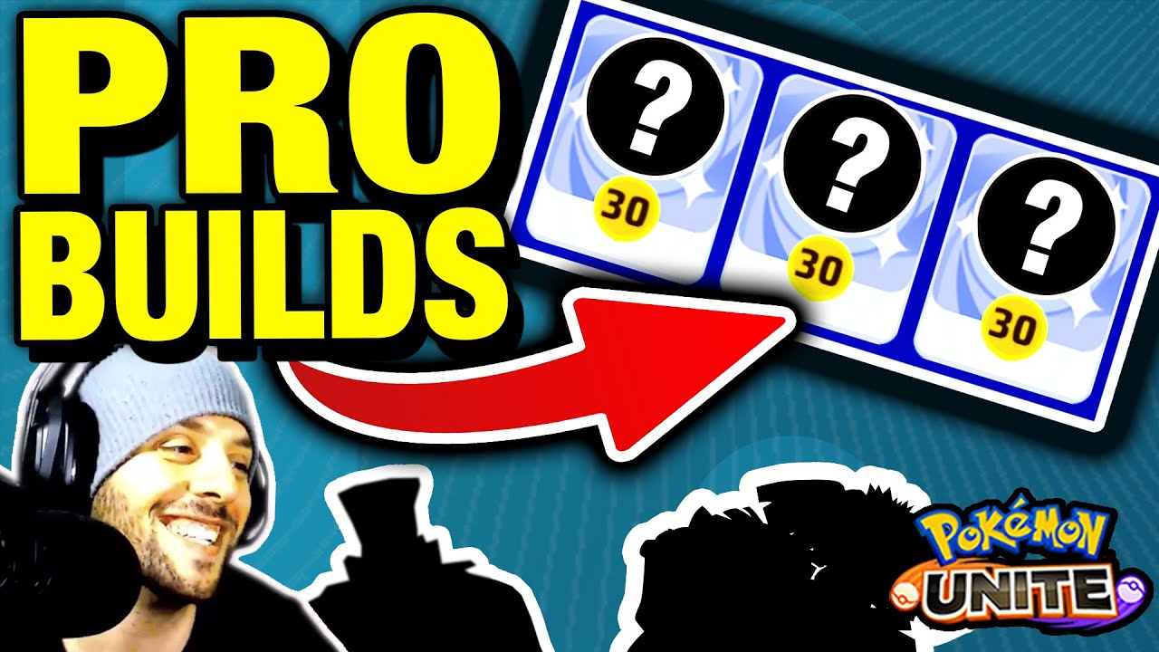 WHICH BUILDS DO PROS USE FOR EVERY POKEMON?!! *Professional Player Builds* - Pokémon Unite
