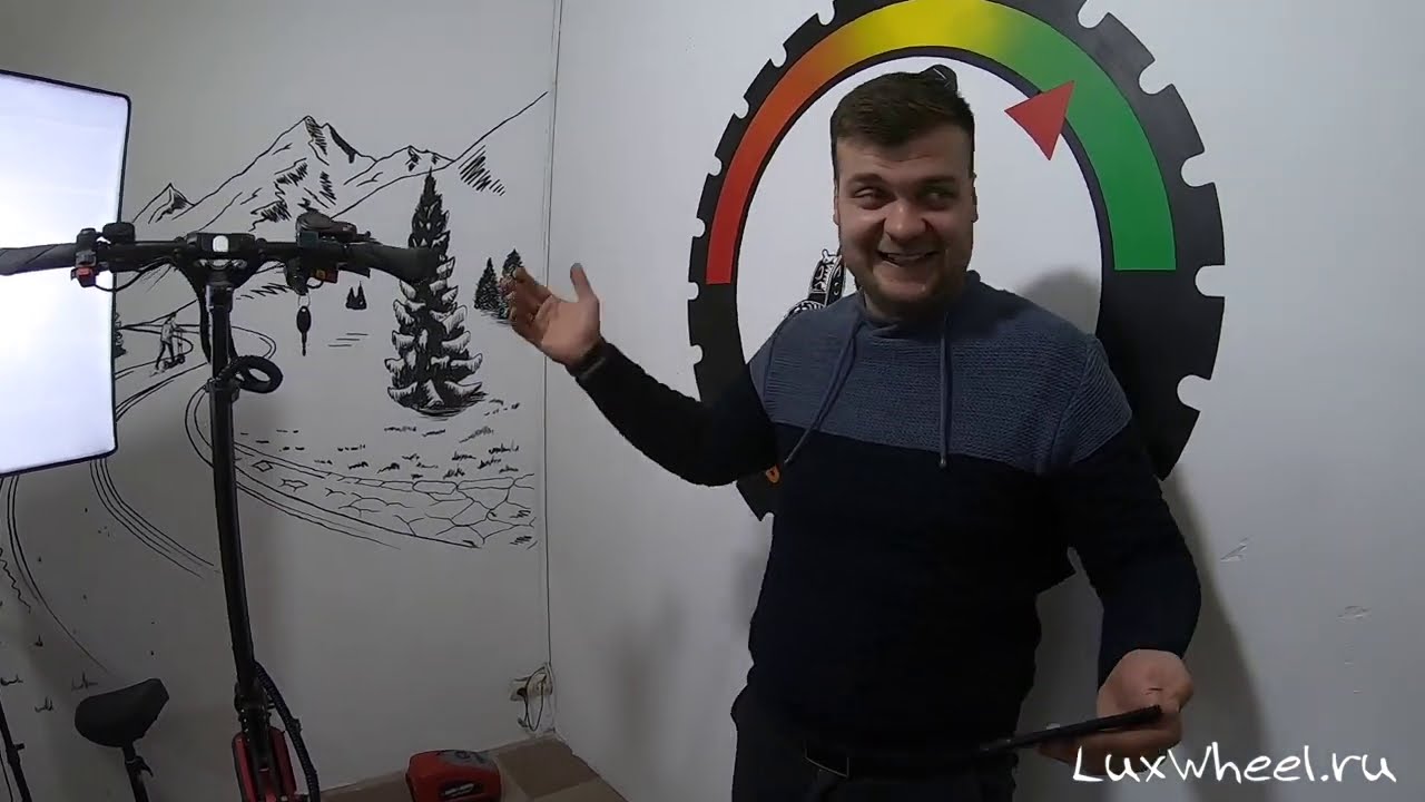 Испытание LuxWheel. Какое давление выдержит покрышка электросамоката?